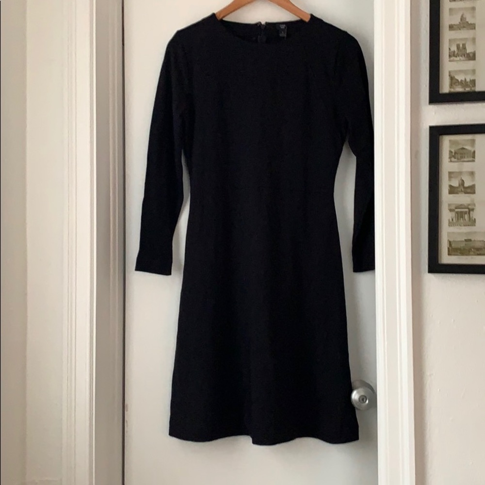 ⚡️ SALE J Crew 365 Knit Fit and Flare Black Dress